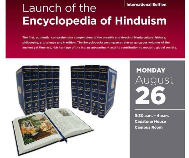 International Encyclopedia of Hinduism Launch Proceeds Going to Ganga and Yamuna Clean-Up