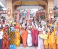 Sadhviji Leads Pledge for Peace and Water Conservation